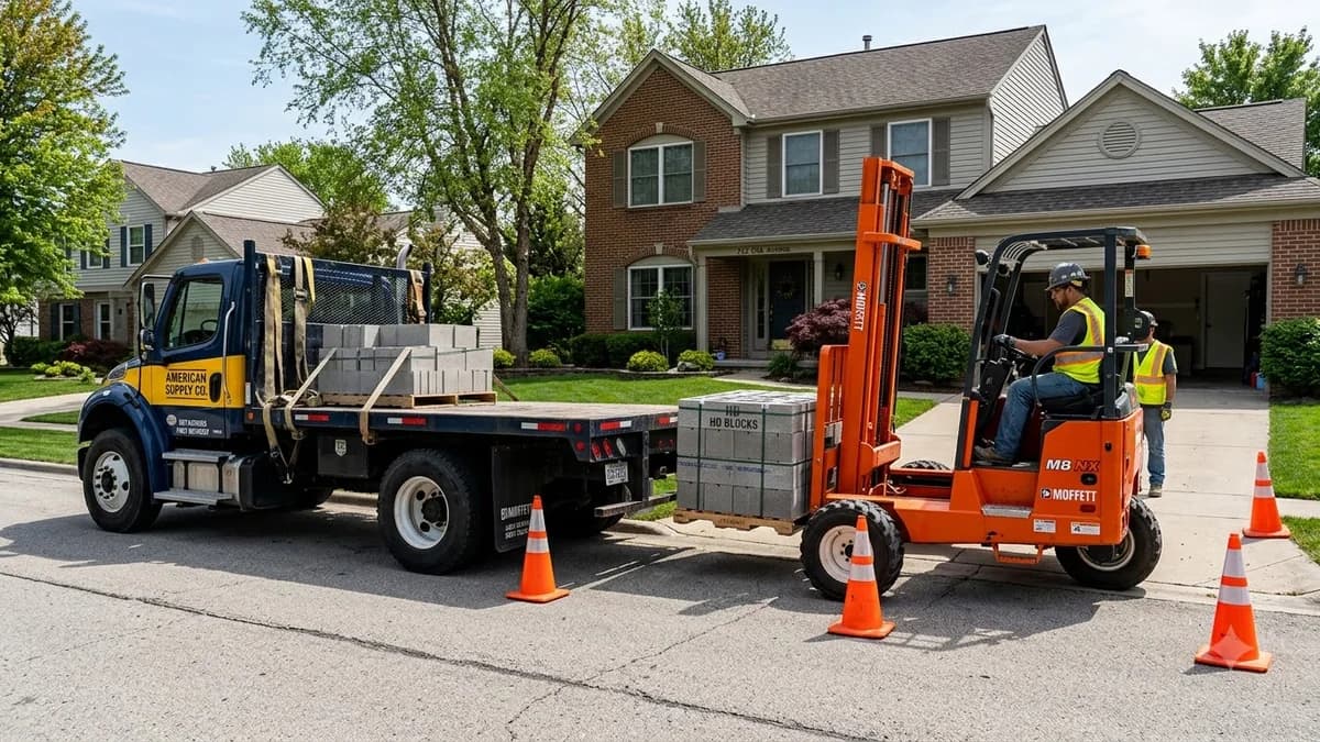 Cinder Block Pallet Weight & Truck Hauling Guide