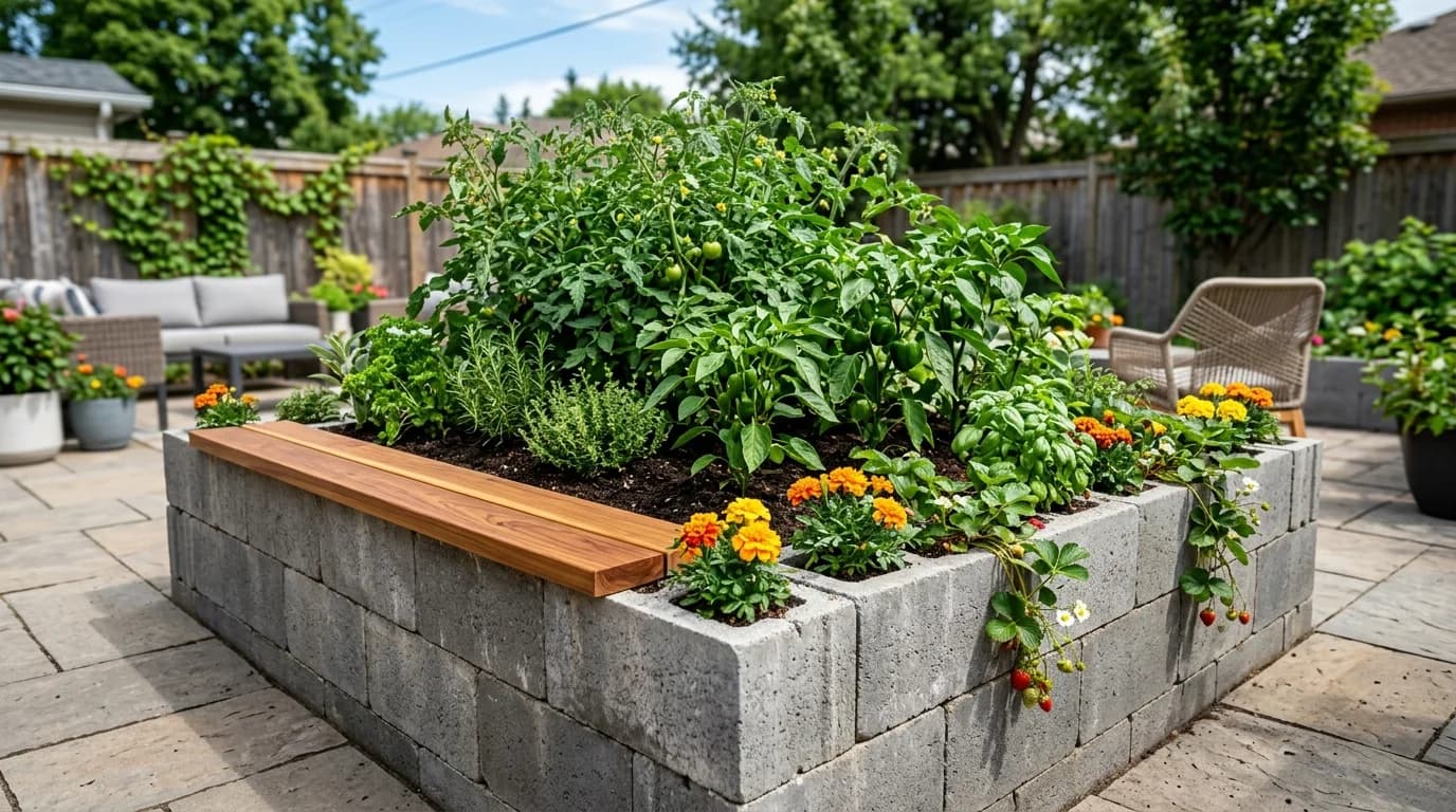 Cinder Block Raised Garden Beds: Are They Food Safe?