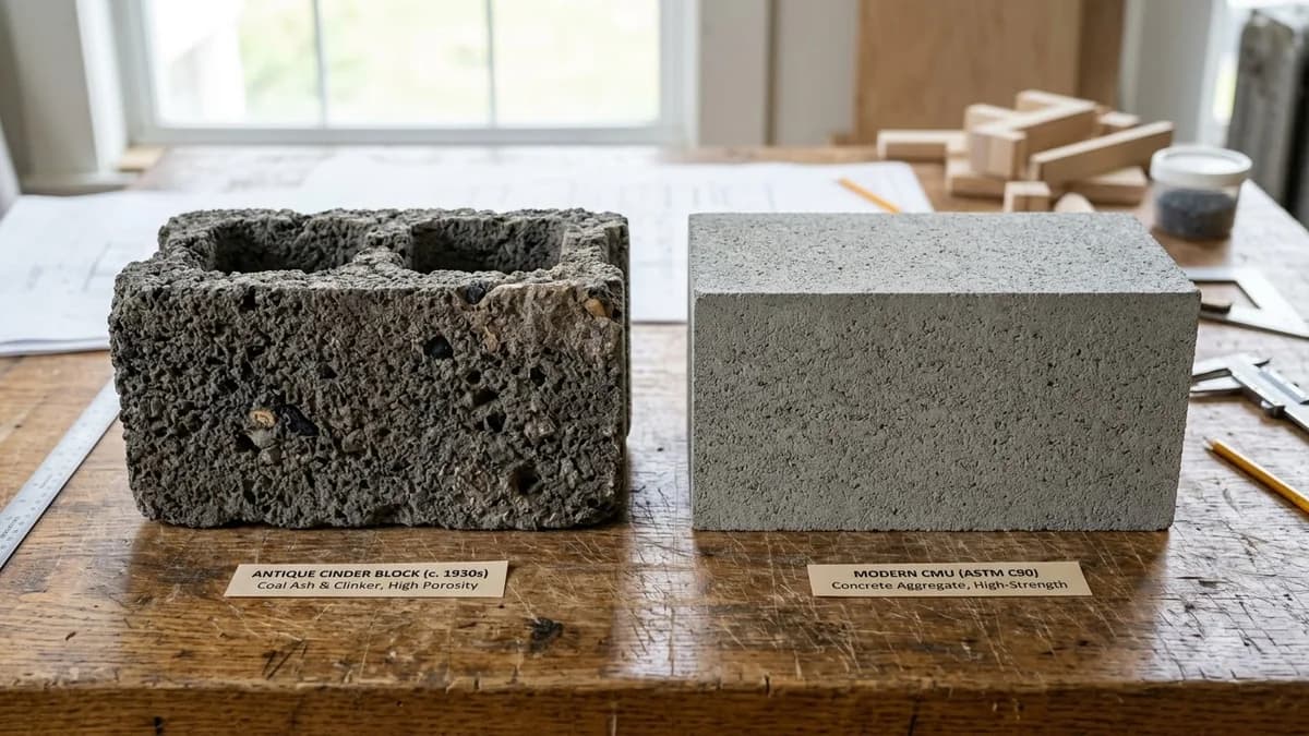 CMU vs Cinder Block vs Concrete Block