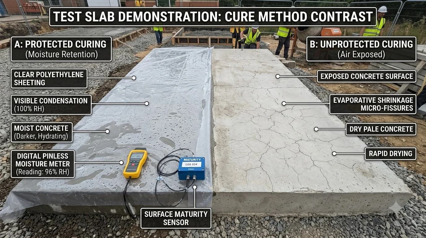 Concrete Drying vs Curing Time: 24h, 7-Day & 28-Day