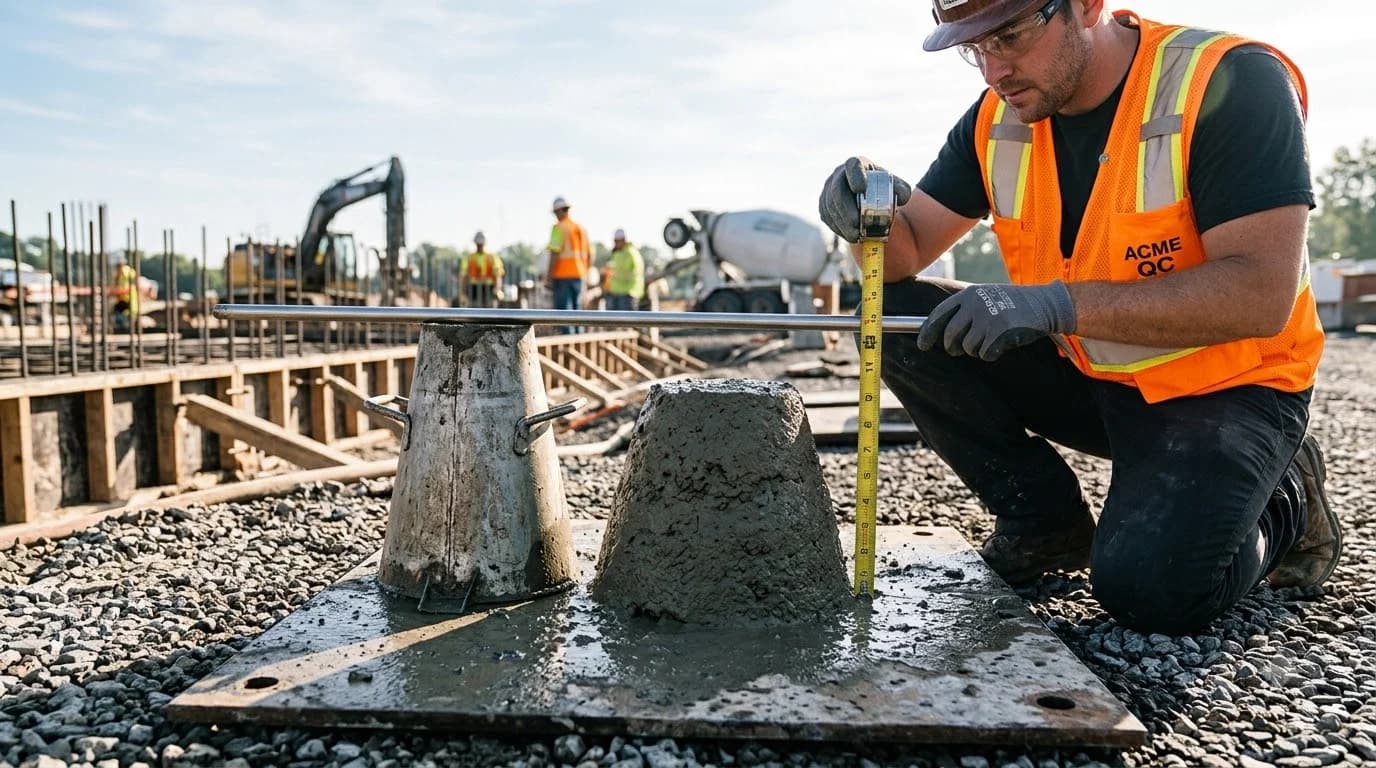 Concrete Slump Test: ASTM C143 Procedures & Values