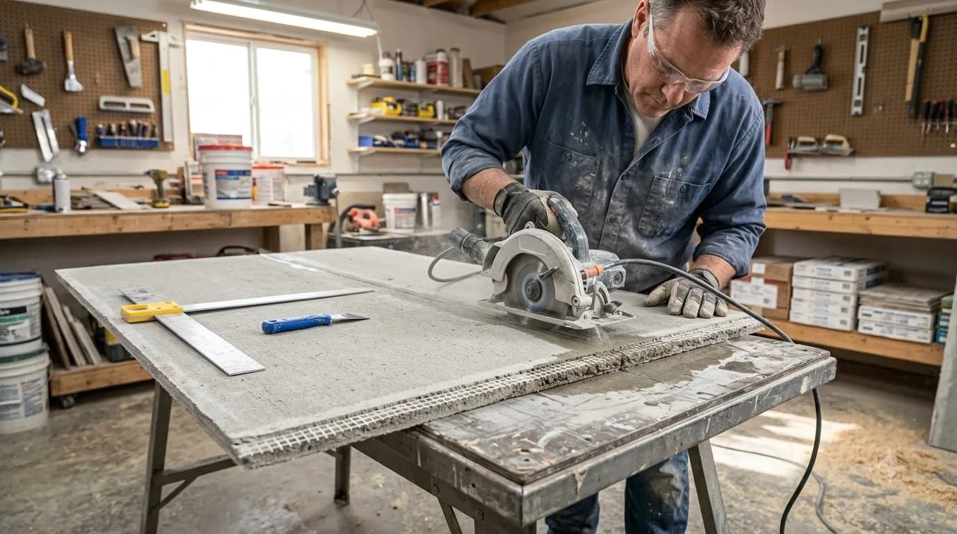 How to Cut Cement Backer Board (Durock & HardieBacker)