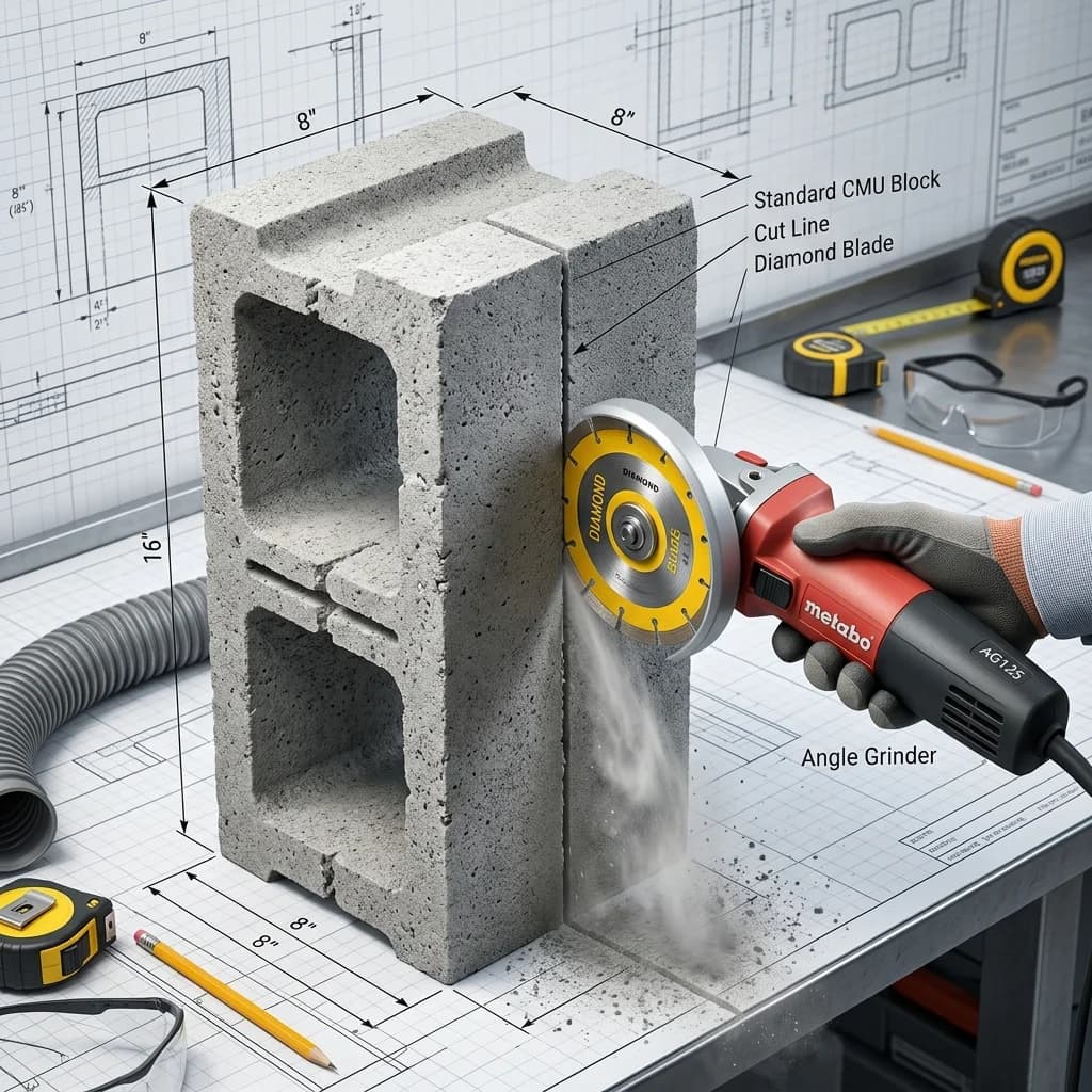 How to Cut Cinder Blocks: Grinder, Saw & Chisel Guide