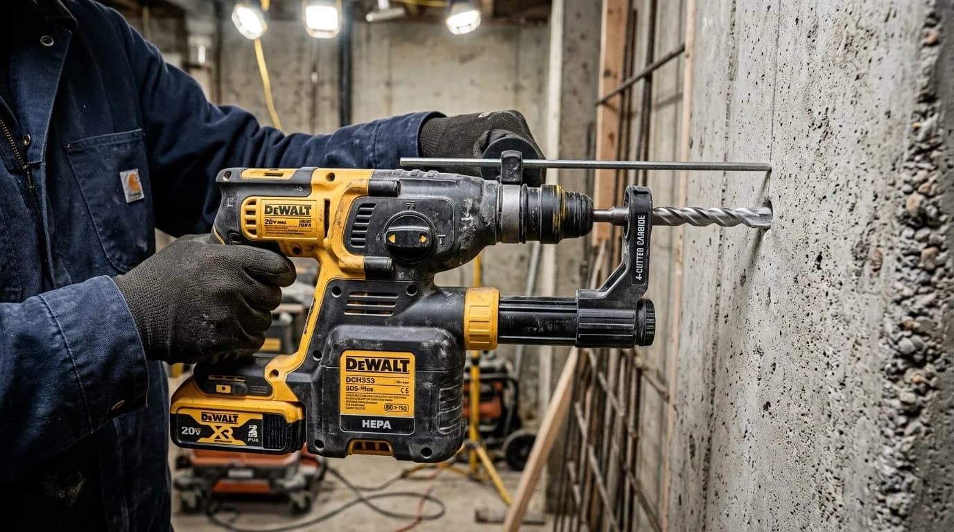 How to Drill into Concrete: Hammer Drills & SDS Bits