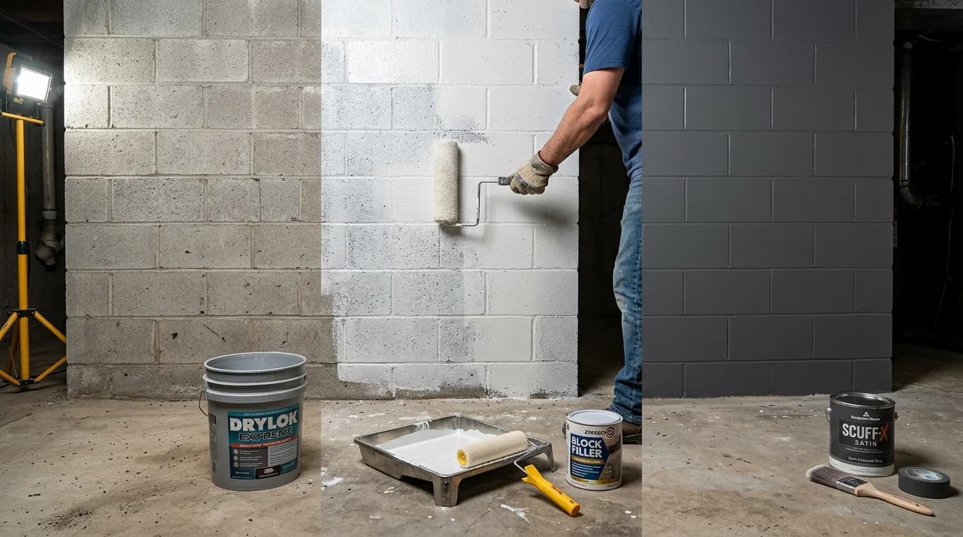 How to Paint Cinder Block Walls: Primer & Sealer Guide