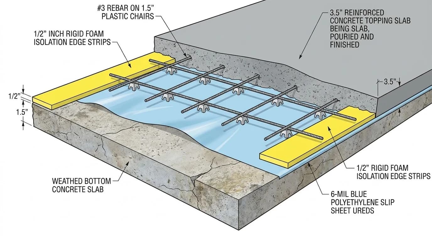 Can You Pour Concrete Over Concrete? (2" Min Guide)