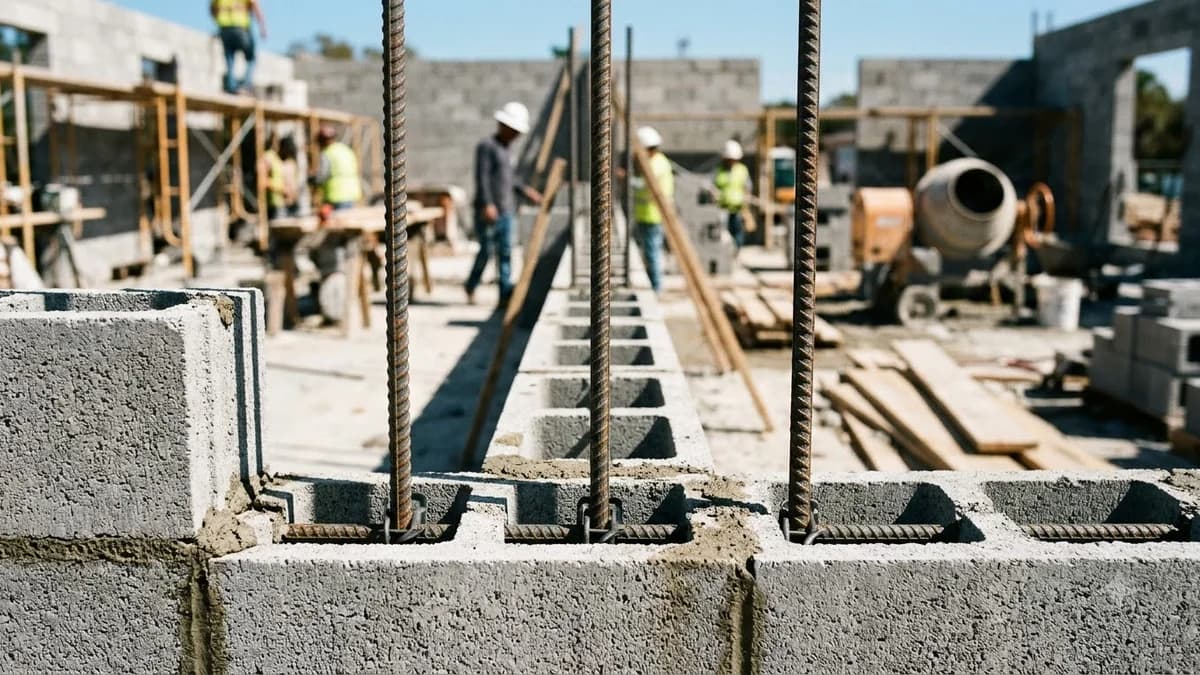 Rebar Spacing for Cinder Block Walls: IRC Code