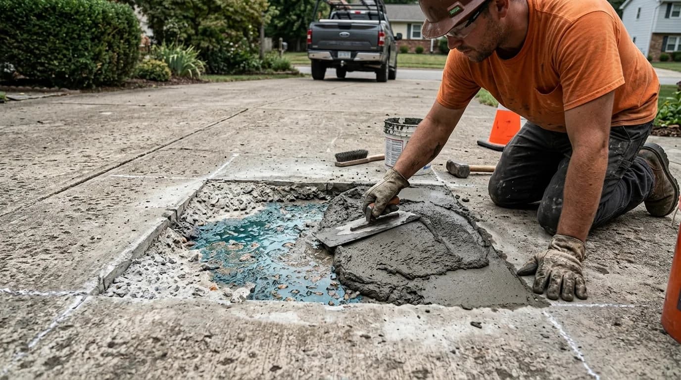 How to Repair Spalled Concrete: Pitted & Flaking Slabs