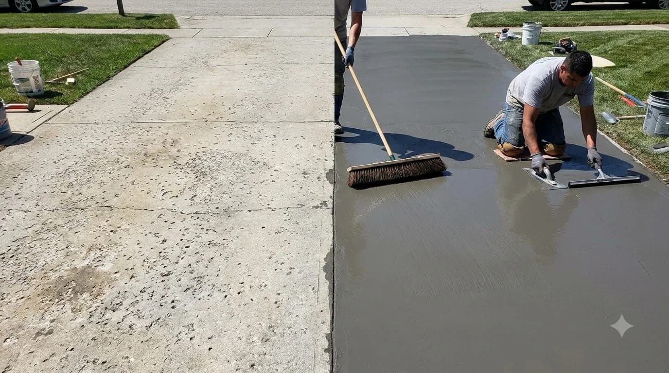 How to Resurface Concrete: Overlays & Micro-Toppings