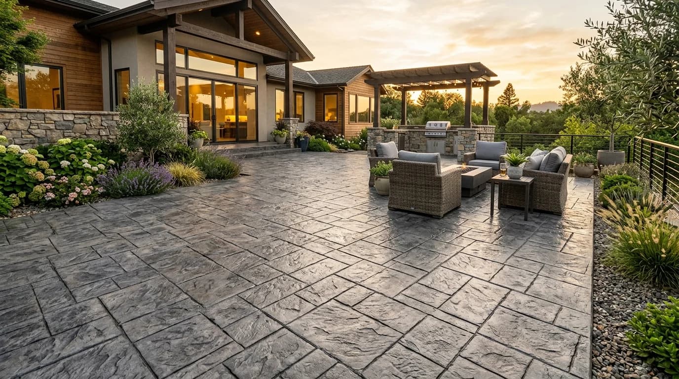 Stamped Concrete Guide: Patterns, Costs & Sealers